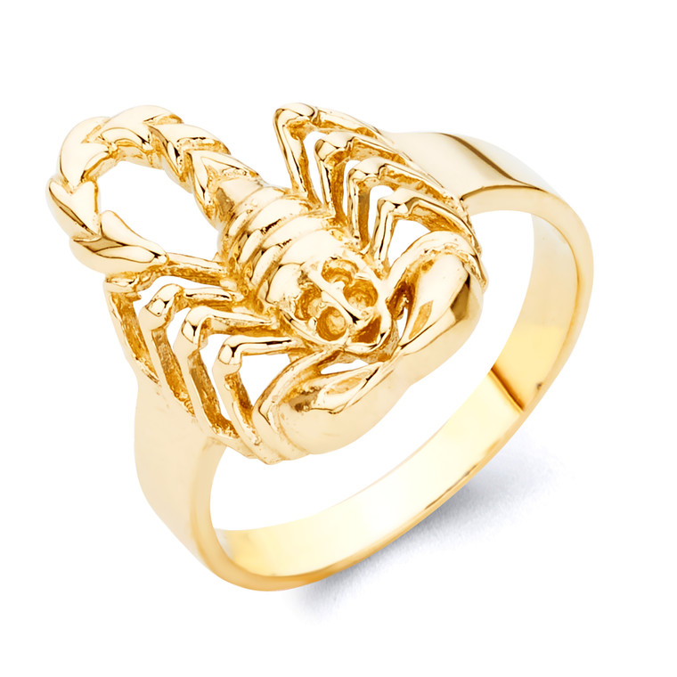 Exquisite Scorpion Ring in Gold