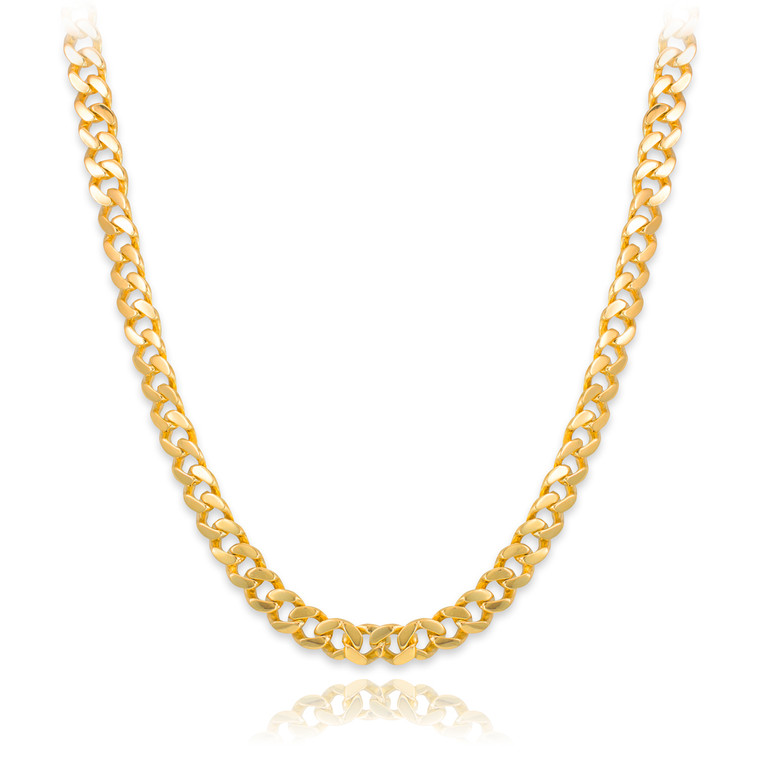 Solid Gold Men's Cuban Link Chain 10mm