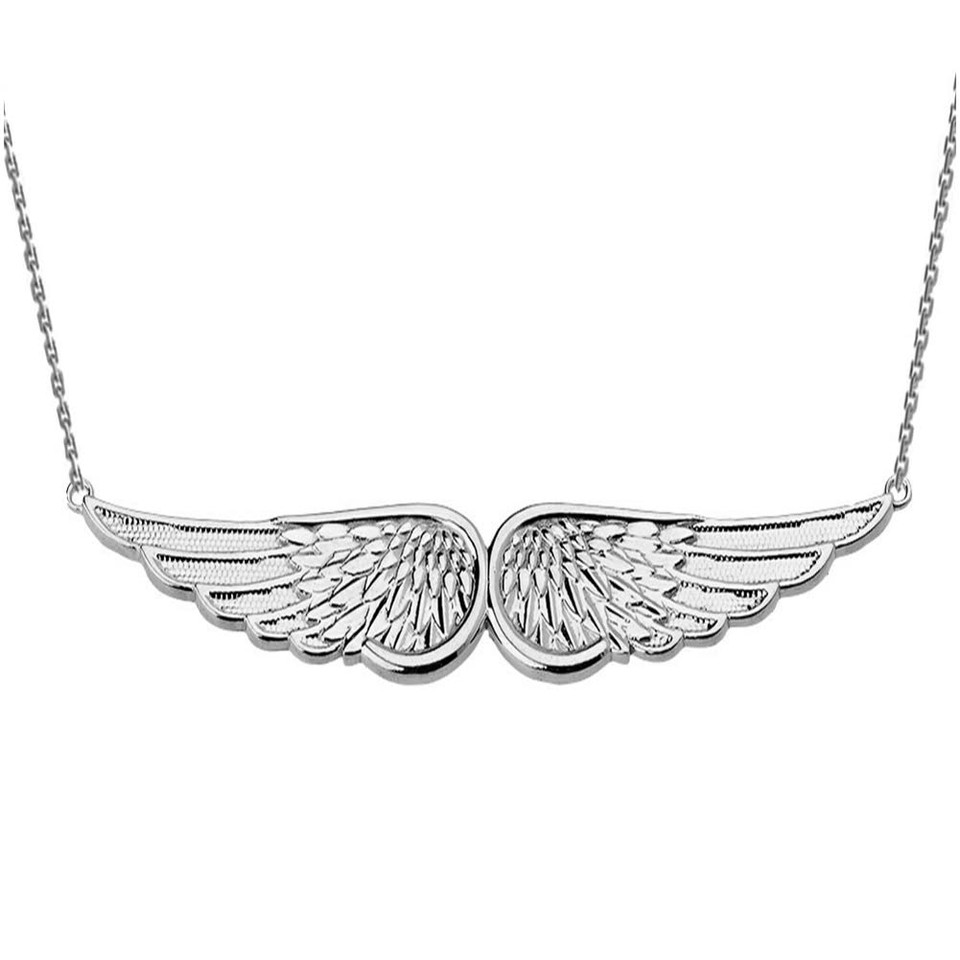 Sterling Silver Angel Wings Necklace
