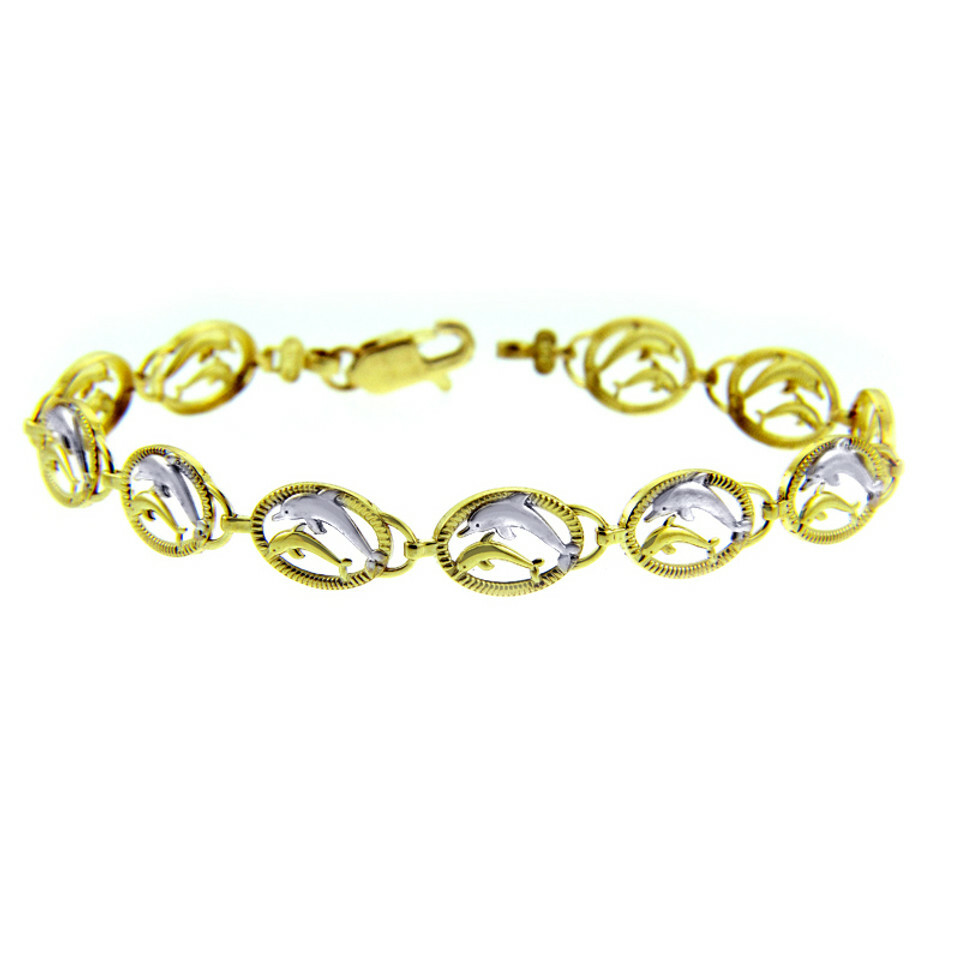 The Two Dolphin Bracelet