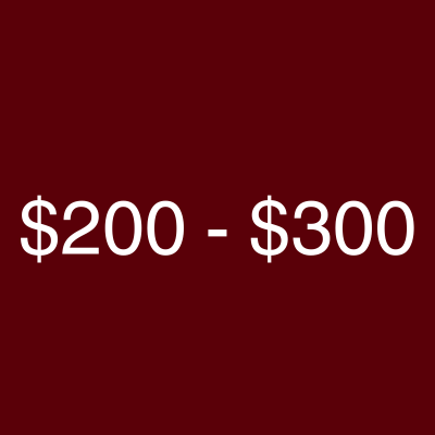 $200-$300