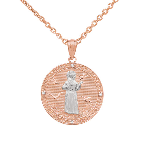 Stainless Steel St Francis Chain Necklace – Love and Honor Jesus