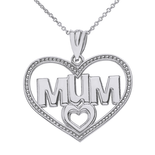 Sterling Silver Mum Necklace With Engravable Kids Pendants