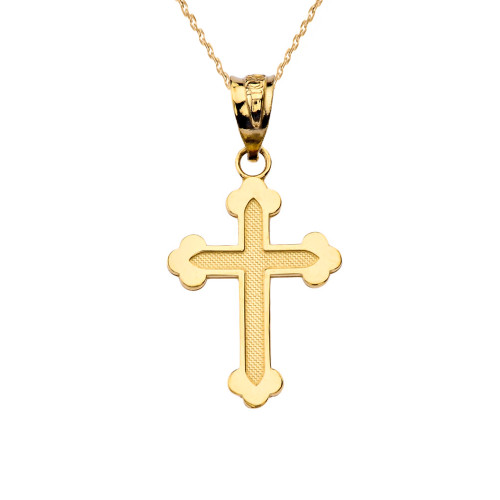 ITI NYC Greek Cross Pendant Medallion with Black Enamel in Sterling Si