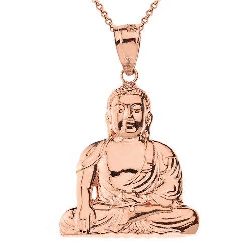 1 oz Gold Bar Necklace with Diamonds - Buddha - IF & Co.