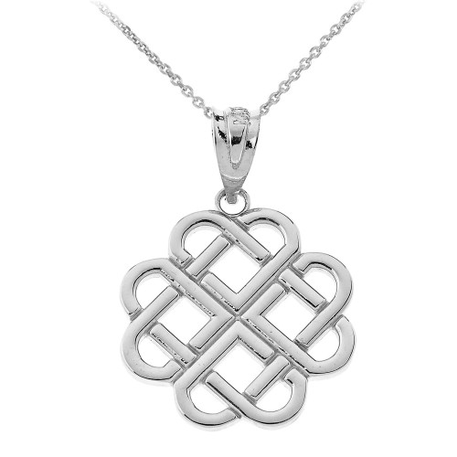 18ct Gold Celtic Knot Pendant (E001a) | Rhiannon Jewellery