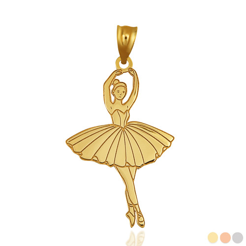 Mikelart Necklace Pendant Ballerina Dancer Corsaire