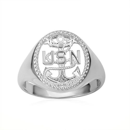 .925 Sterling Silver Officially Licensed United States Navy Anchor ...