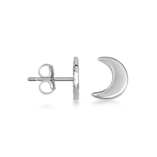 925 Sterling Silver Hypoallergenic Moonstone Stud Earrings Cute Animal Owl Jewellery main image 1