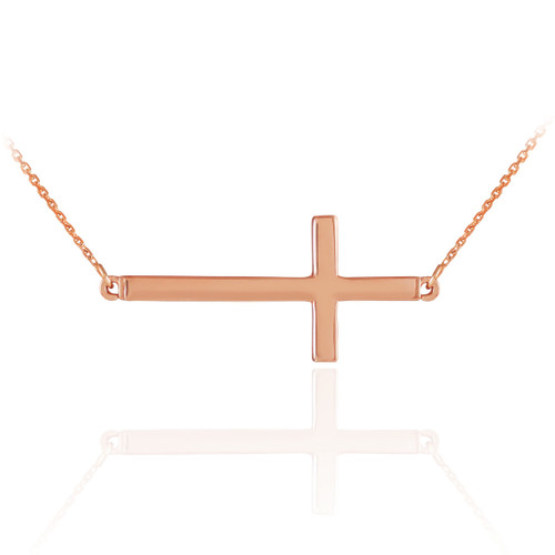 Sideways Cross Necklace – Anya Collection
