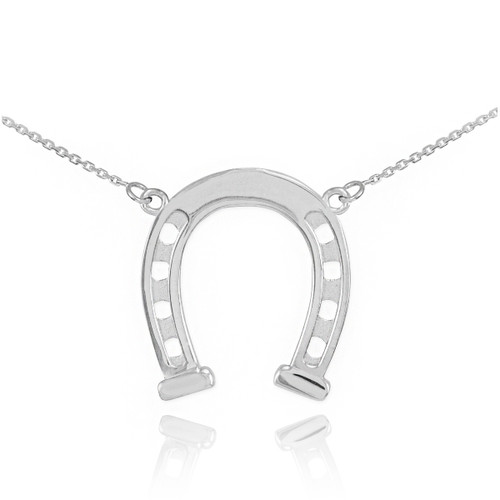 Sterling Silver Horseshoe Necklace