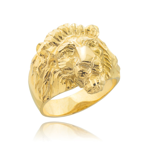 male lion head ring 3D model 3D printable | CGTrader