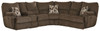 Elliott Sectional - Lay Flat Reclining RSF - Chocolate