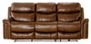 Ceretti - Power Reclining Sofa - Brown Italian Top Grain Leather Match