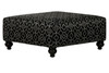 Cumberland - Cocktail Ottoman - Onyx