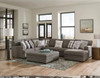 Crawford - Fabric LSF Section - Dark Gray