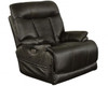 Naples - Power Lay Flat Recliner With Extended Ottoman - Chocolate