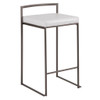 Fuji - Industrial Stackable Counter Stool Elegant Design Fuji - Industrial Stackable Counter Stool Elegant Design