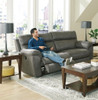 Atlas - Reclining Sofa - Charcoal