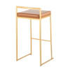 Fuji - Contemporary / Glam & Quality Construction Barstool Fuji - Contemporary / Glam & Quality Construction Barstool