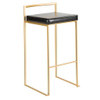 Fuji - Contemporary / Glam & Quality Construction Barstool Fuji - Contemporary / Glam & Quality Construction Barstool