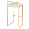 Fuji - Contemporary / Glam & Quality Construction Barstool Fuji - Contemporary / Glam & Quality Construction Barstool