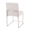 Fuji - Contemporary High Back Dining Chair, Modern Elegance (Set of 2)