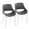 Fabrico - Mid Century / Modern Dining Chair (Set of 2) Fabrico - Mid Century / Modern Dining Chair (Set of 2)