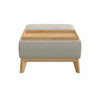 Revel - Reversible Tray Ottoman - Tan