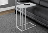 Accent Table, C - Shaped, Tempered Glass, Stylish Design Contemporary & Modern Accent Table, C - Shaped, Tempered Glass, Stylish Design Contemporary & Modern