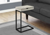 Accent Table, C - Shaped Contemporary Elegant Desig Accent Table, C - Shaped Contemporary Elegant Desig