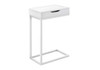 Accent Table, C - Shaped Contemporary Elegant Desig Accent Table, C - Shaped Contemporary Elegant Desig