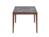 Bevis - Engineered Stone Top Dining Table - Walnut