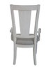 Katia - Arm Chair (Set of 2) - Light Gray / White