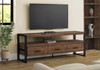 TV Stand, Console, Media Entertainment Center, Storage Drawers, Modern