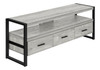 TV Stand, Console, Media Entertainment Center, Storage Drawers, Modern