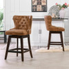 Holmes - Tufted High Back 360 Swivel Counter Height Barstool Holmes - Tufted High Back 360 Swivel Counter Height Barstool