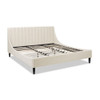 Aspen - Vertical Tufted Modern Headboard Platform Bed Set Aspen - Vertical Tufted Modern Headboard Platform Bed Set
