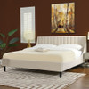 Aspen - Vertical Tufted Modern Headboard Platform Bed Set Aspen - Vertical Tufted Modern Headboard Platform Bed Set