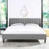 Aspen - Vertical Tufted Modern Headboard Platform Bed Set Aspen - Vertical Tufted Modern Headboard Platform Bed Set