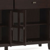 Artisan - Large 4 Door Sideboard Buffet - Dark Chestnut Brown Artisan - Large 4 Door Sideboard Buffet - Dark Chestnut Brown