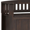 Acadian - Entryway Storage Bench, Handcrafted