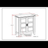Burlington - Handcrafted Low Storage Cabinet