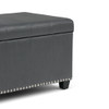 Amelia - Transitional Storage Ottoman Bench