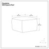 Clay - Square Pouf, Upholstered