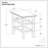 Acadian - Narrow Side Table, Handcrafted