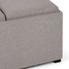 Avalon - Square Coffee Table, Storage Ottoman