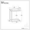 Skyler - Handcrafted C Side Table