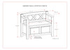 Amherst - Small Transitional Entryway Storage Bench