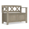 Amherst - Small Transitional Entryway Storage Bench